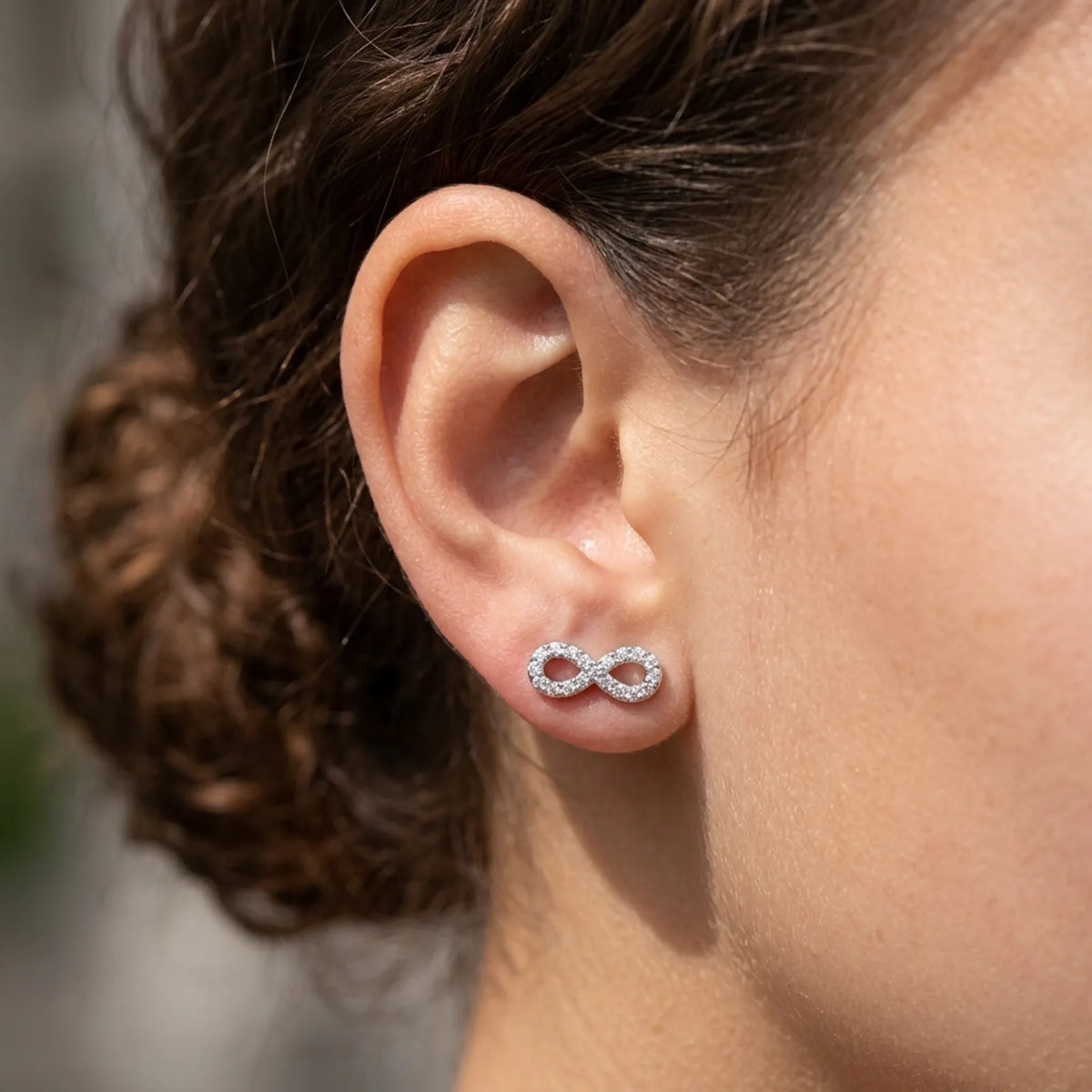 Boucles d'oreilles Infinity