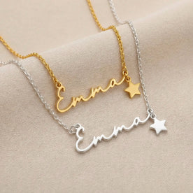 Kalung Nama yang Dipersonalisasi | Emas, Perak, Vermeil & Platinum