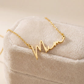 Moederketting in goud of zilver – Elegante hanger met moedertekst – Het perfecte cadeau voor moeders