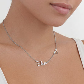 Collier personnalisé avec prénom et cœur | Collier prénom personnalisé | HBD
