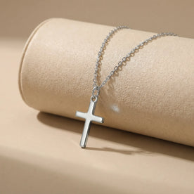 Cross on Bale Pendant - HBD