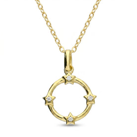 Pendentif Cercle d'Étoiles