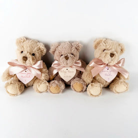 Kindergeschenkbox – Personalisierte Namenskette, Teddybär & Keksset