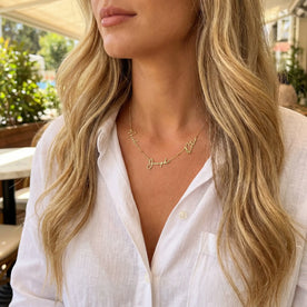 Gepersonaliseerde ketting met drie namen | Goud, zilver en verguld
