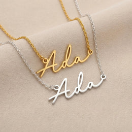 Collier prénom Ada | Or 18 carats, argent et vermeil | Prêt à être expédié