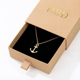 Anker charm Halskjede og Armbånd