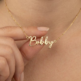 Kalung Nama Bobby