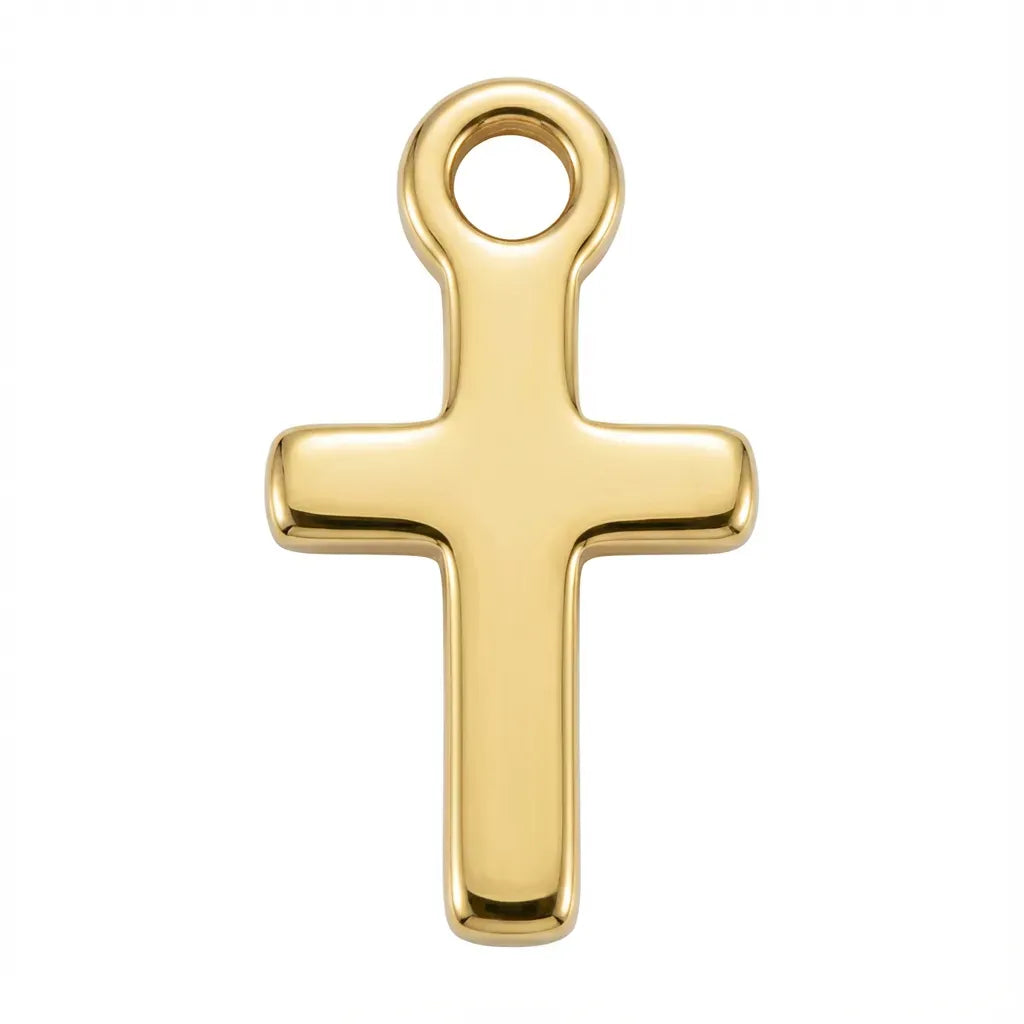 Pendentif croix en or
