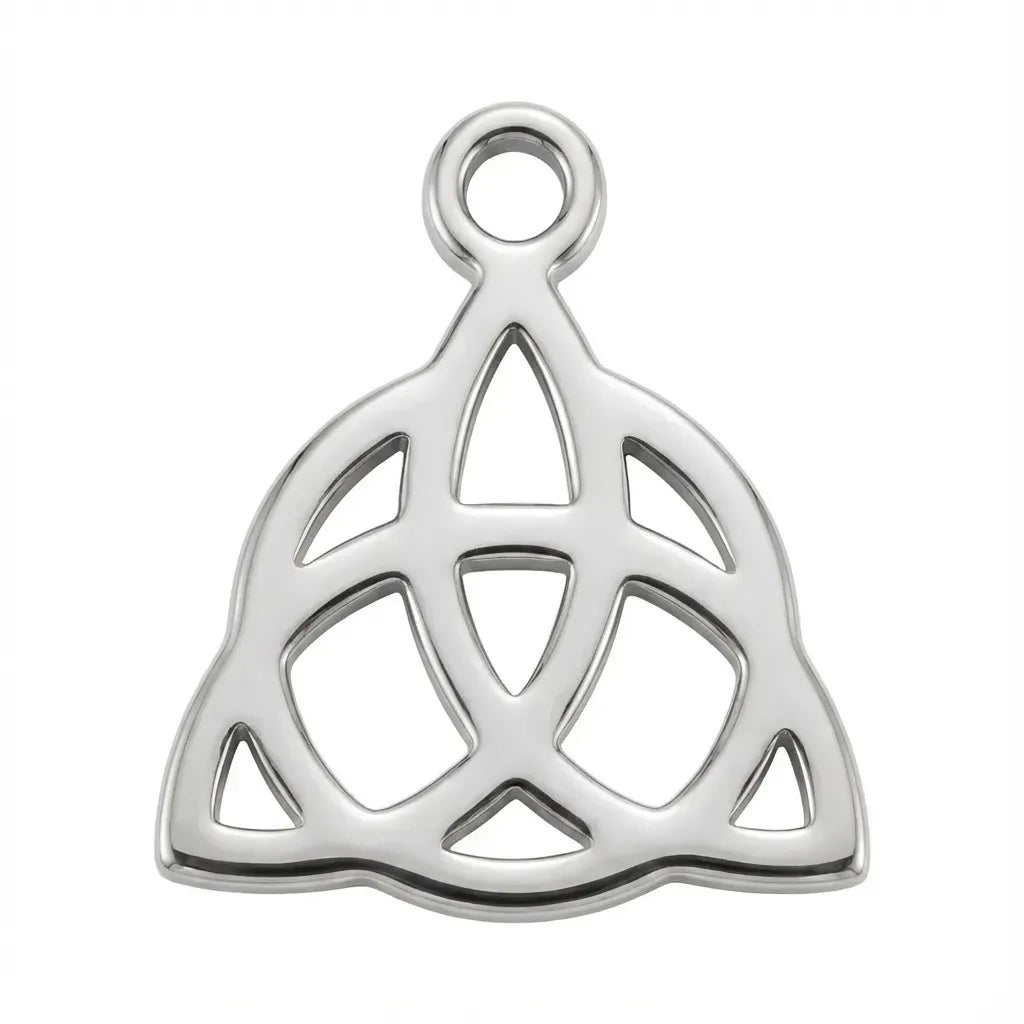 Zilveren hanger met Keltische knoop