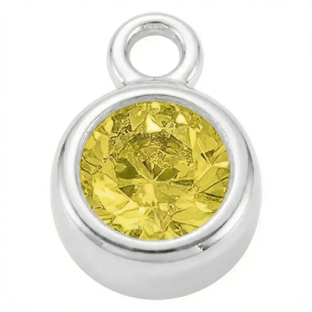 November Topaz - Silver Pendant
