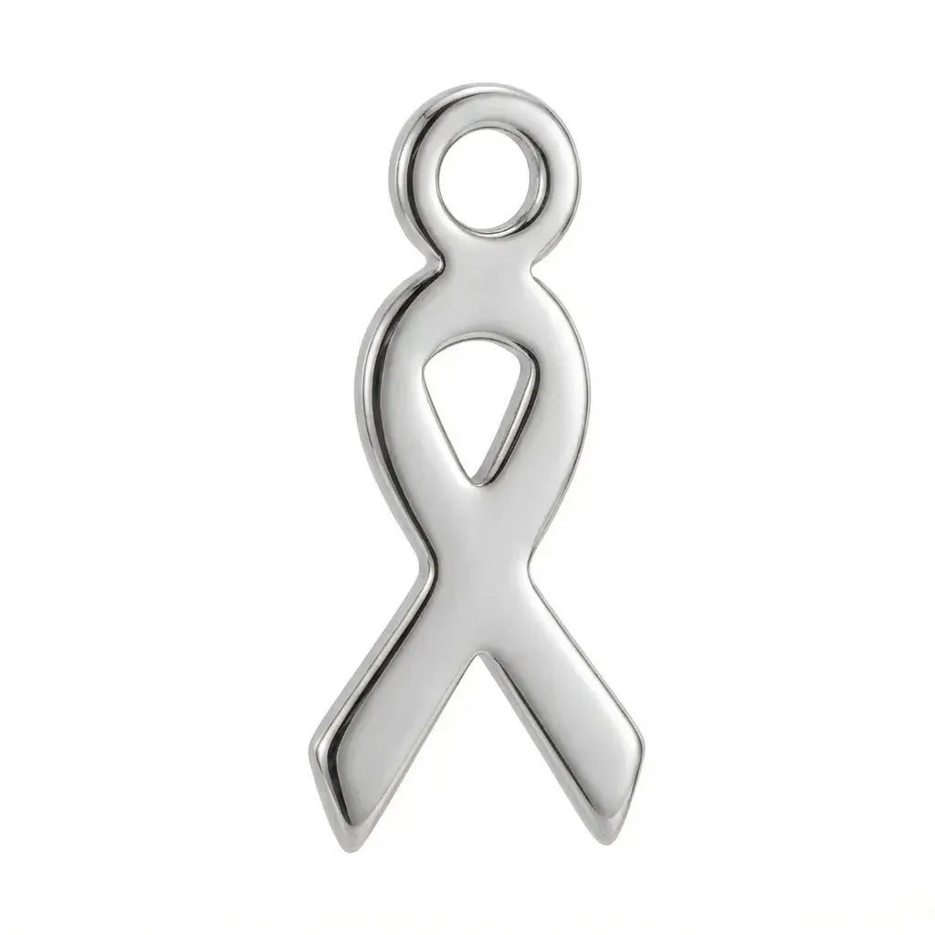 Zilveren lint hanger