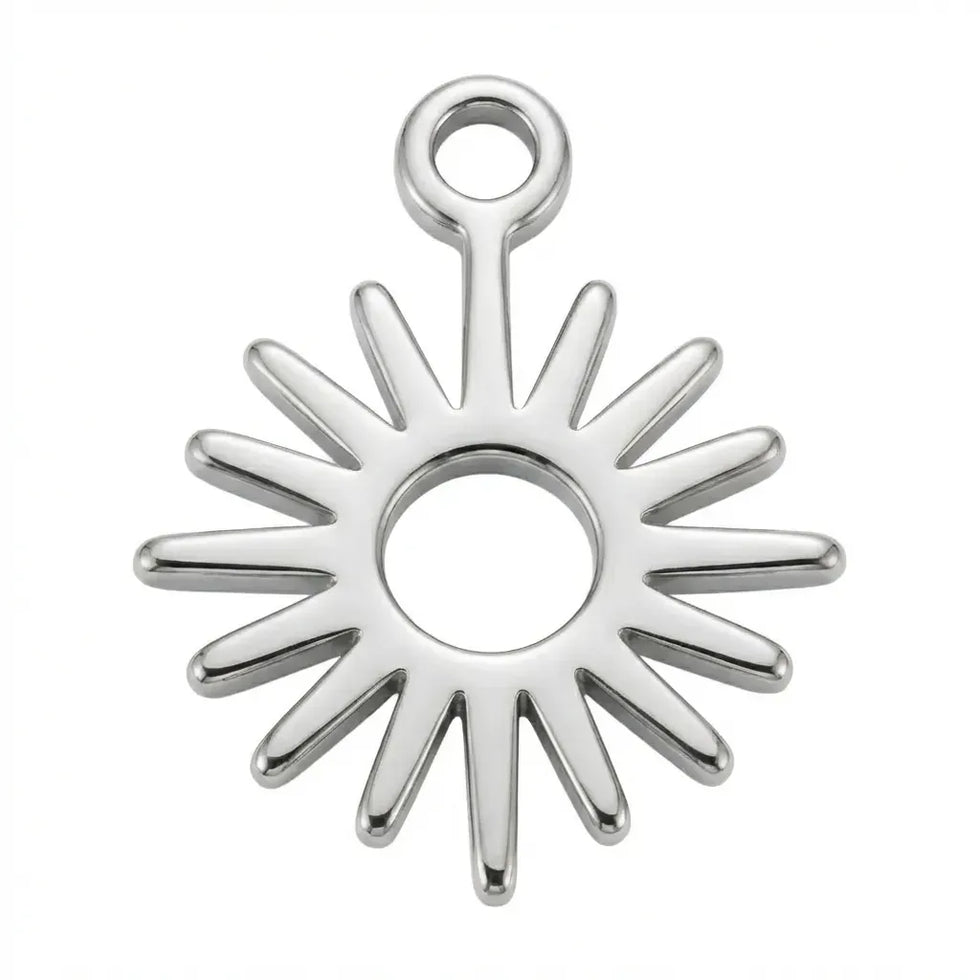 Sole | Ciondolo aggiuntivo oro o argento - HBD