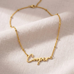 Cooper naamketting | 18 karaats goud, zilver en verguld | Direct leverbaar