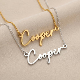 Cooper naamketting | 18 karaats goud, zilver en verguld | Direct leverbaar