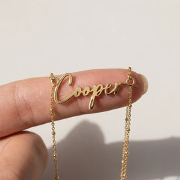 Cooper naamketting | 18 karaats goud, zilver en verguld | Direct leverbaar