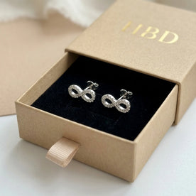 Boucles d'oreilles Infinity