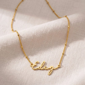 Collier prénom Eden | Or 18 carats, argent et vermeil | Prêt à être expédié