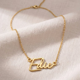 Collar con el nombre Edie | Oro de 18 quilates, plata y vermeil | Listo para enviar