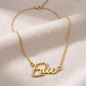 Collar con el nombre Edie | Oro de 18 quilates, plata y vermeil | Listo para enviar