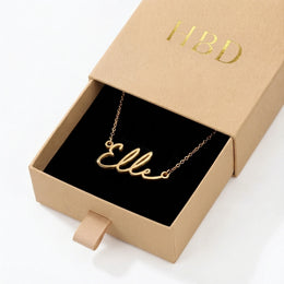 Elle Name Necklace | 18ct Gold, Silver & Vermeil | Ready to Ship