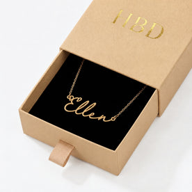 Collier prénom Ellen | Or 18 carats, argent et vermeil | Prêt à être expédié