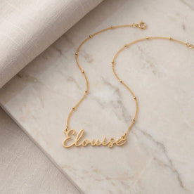 Collar con el nombre Elouise | Oro de 18 quilates, plata y vermeil | Listo para enviar