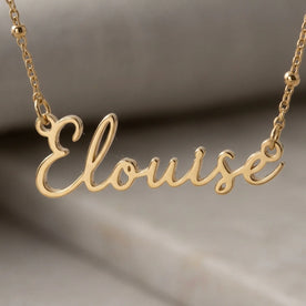 Collar con el nombre Elouise | Oro de 18 quilates, plata y vermeil | Listo para enviar
