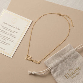 Collar con el nombre Elouise | Oro de 18 quilates, plata y vermeil | Listo para enviar