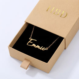 Collar con el nombre Emmie | Oro de 18 quilates, plata y vermeil | Listo para enviar