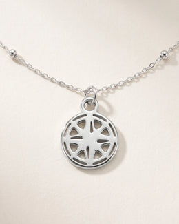 Compass Charm Necklace & Bracelet