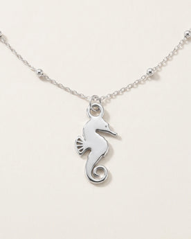 Collier et bracelet à breloque hippocampe