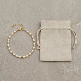 Bracciale di perle d'acqua dolce in argento o oro – Elegante bracciale da donna con perle e perle