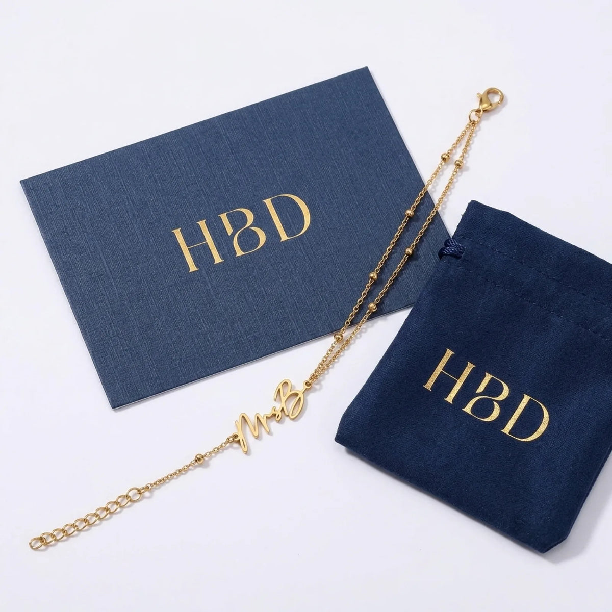 Personalisiertes Armband mit dem Namen Ihrer Frau – Gold oder Silber, personalisierter Brautschmuck