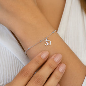Bracelet d'âge personnalisé | Cadeau d'anniversaire marquant | HBD