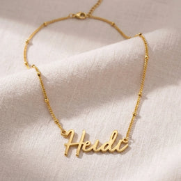 Collana con nome Heidi | Oro 18 carati, argento e vermeil | Pronta per la spedizione