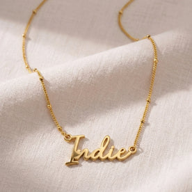 Necklace Indie Name Necklace HBD: Hero