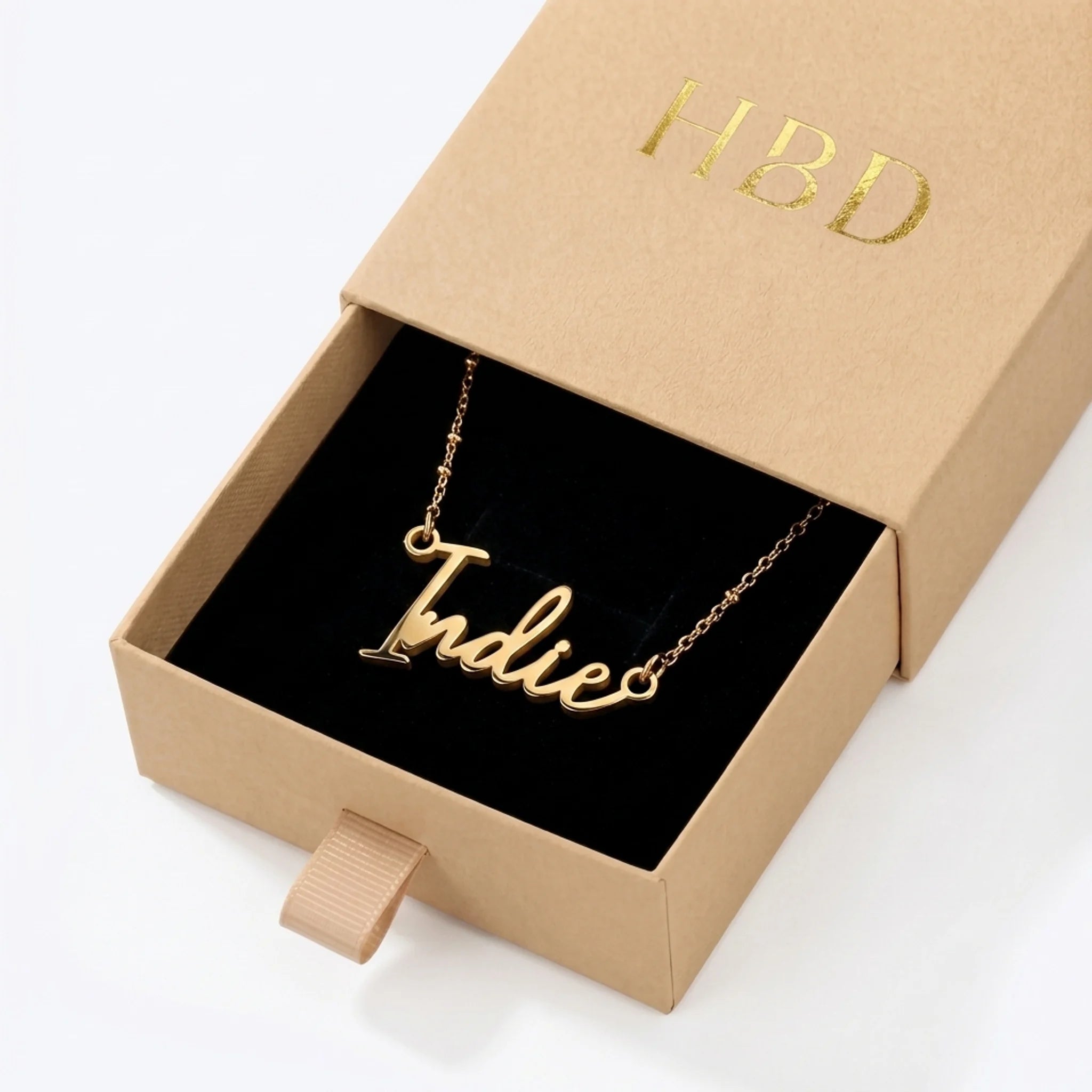 Collier prénom indie