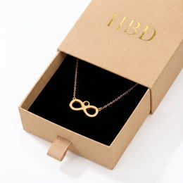 Collier et bracelet à breloque infini