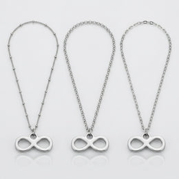 Collier et bracelet à breloque infini