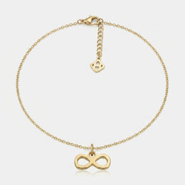 Collier et bracelet à breloque infini