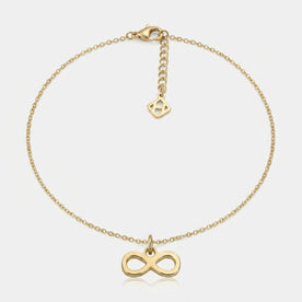 Collier et bracelet à breloque infini