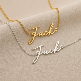 Collar con el nombre Jack | Oro de 18 quilates, plata y vermeil | Listo para enviar