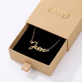 Collier prénom Jesse | Or 18 carats, argent et vermeil | Prêt à être expédié