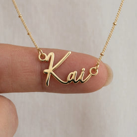 Necklace Kai Name Necklace HBD: Held, for scale