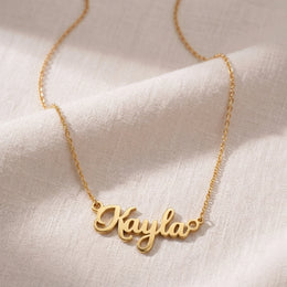 Collier prénom Kayla | Or 18 carats, argent et vermeil | Prêt à être expédié