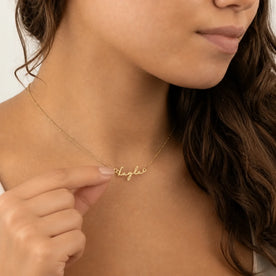Collana con nome Layla | Oro 18 carati, argento e vermeil | Pronta per la spedizione