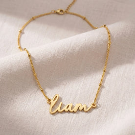 Collar con el nombre Liam | Oro de 18 quilates, plata y vermeil | Listo para enviar