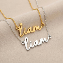 Collar con el nombre Liam | Oro de 18 quilates, plata y vermeil | Listo para enviar