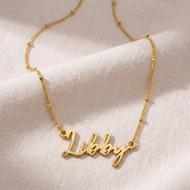 Necklace Libby Name Necklace HBD: Hero