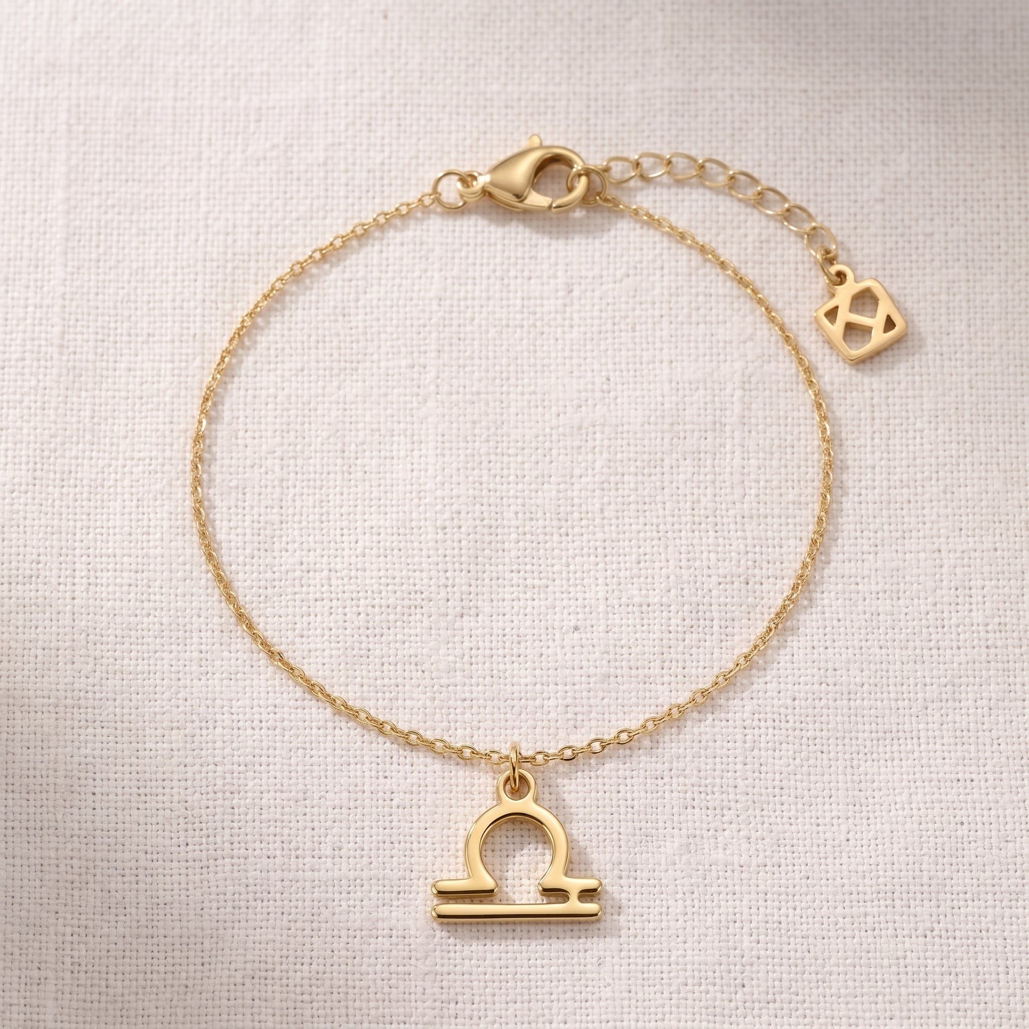 Libra Zodiac Bracelet | Star Sign Charm, Gold & Silver
